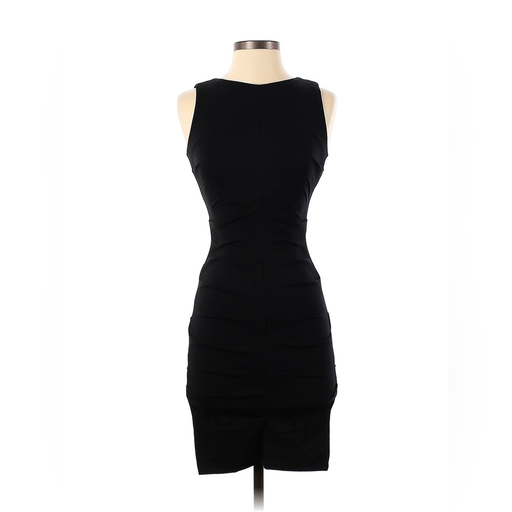 NWT - Nicole Miller Artelier black sleeveless cocktail dress knee length size 8
